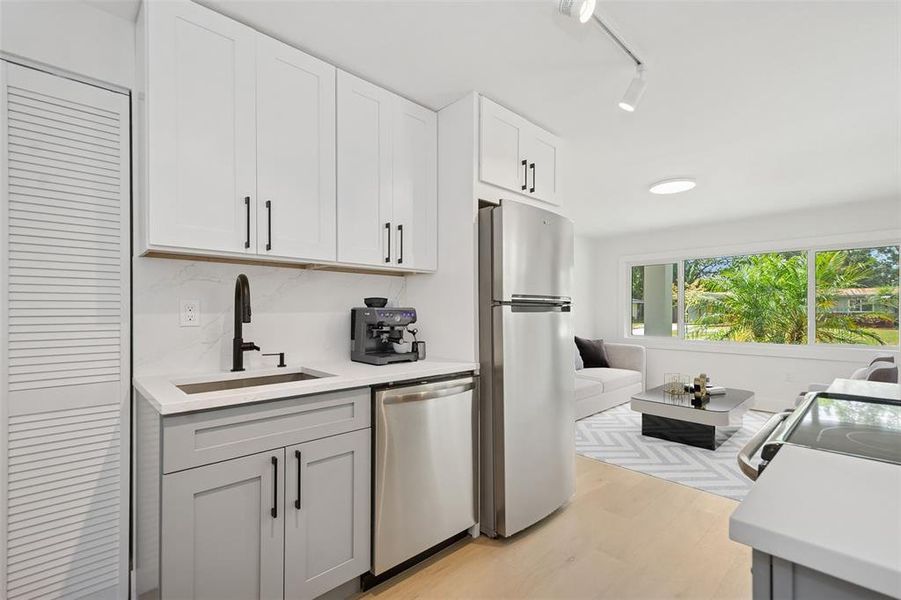 Furnished interior view inside a new home in , Sarasota (Image 18).