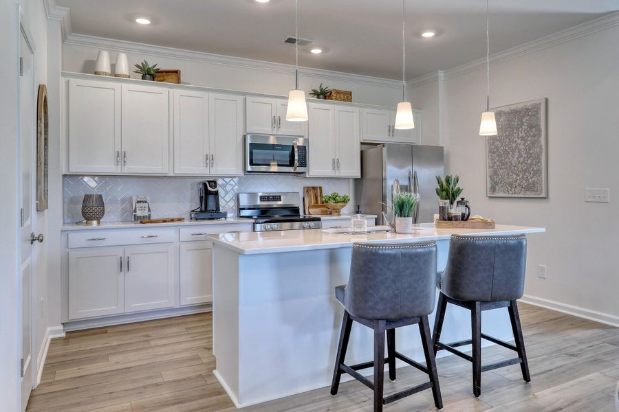 Furnished interior view inside a new home in Fairway Woods at Wyboo, Manning (Image 4). Furnished interior view inside a new home in Fairway Woods at Wyboo, Manning (Image 4).