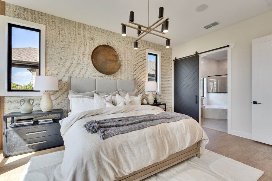 Representative furnished interior of a home built from the Premier Series - Elm by DRB Homes in Infinity Square, Kyle (Image 19).