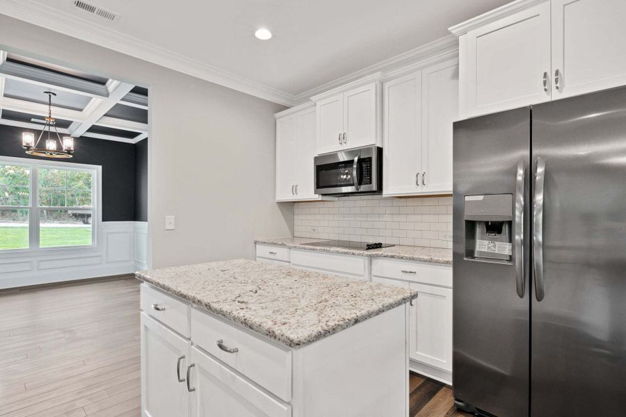 Gourmet kitchen layout