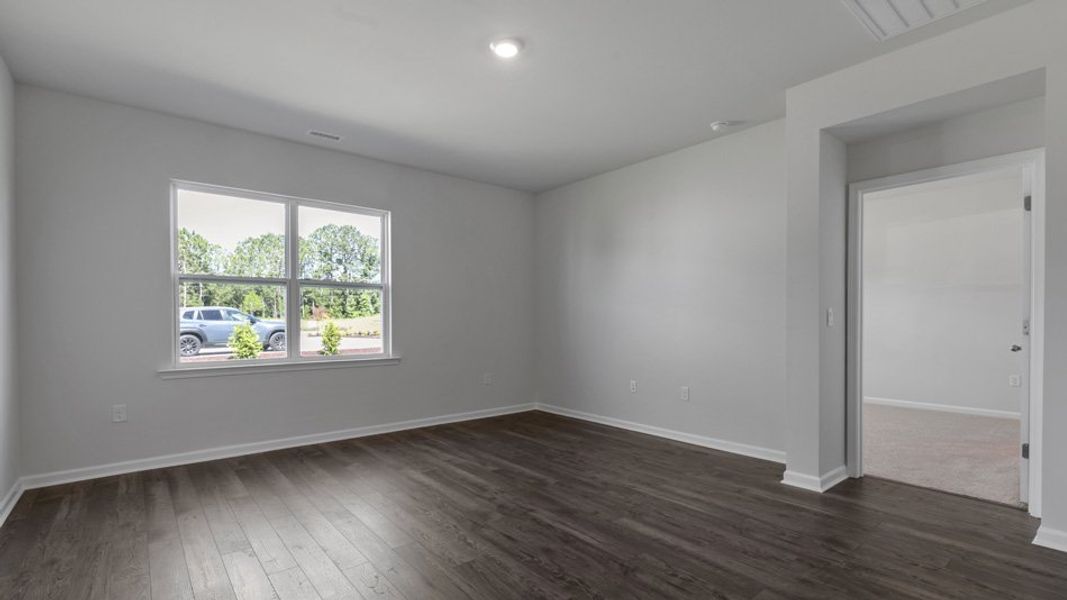 Representative unfurnished interior of a home built from the Cali by D.R. Horton in The Landing at Winston Pointe, Clayton (Image 10).