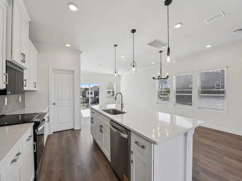 Furnished interior view inside a new home in Meadows at Wilson Farms - The Heights Series, Fort Mill (Image 4).