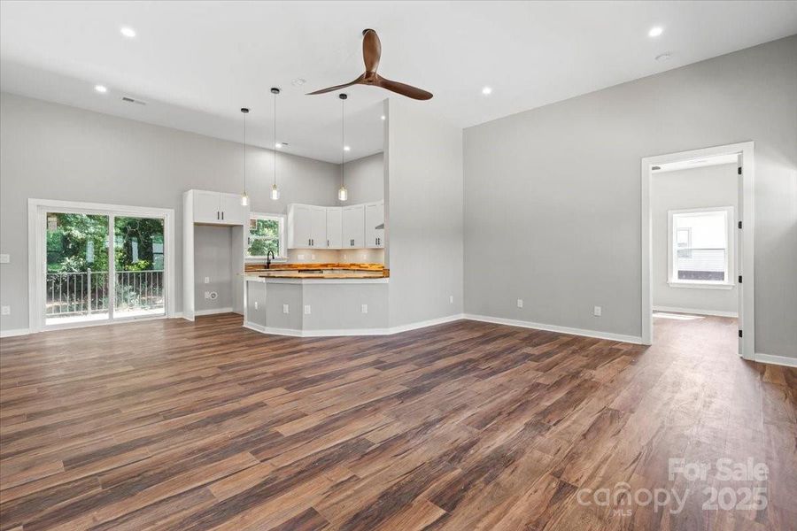 spacious living area spacious living area