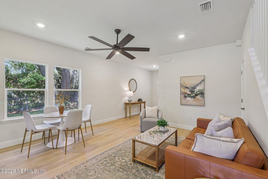 Furnished interior view inside a new home in , Jacksonville (Image 8).