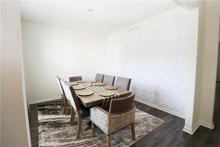 Furnished interior view inside a new home in , Atlanta (Image 27).