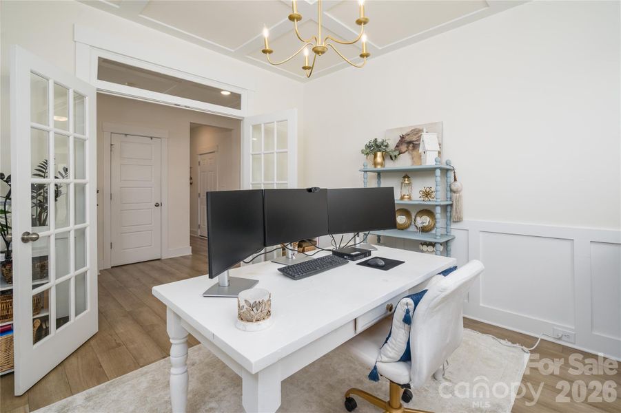 Furnished interior view inside a new home in , Sherrills Ford (Image 17).