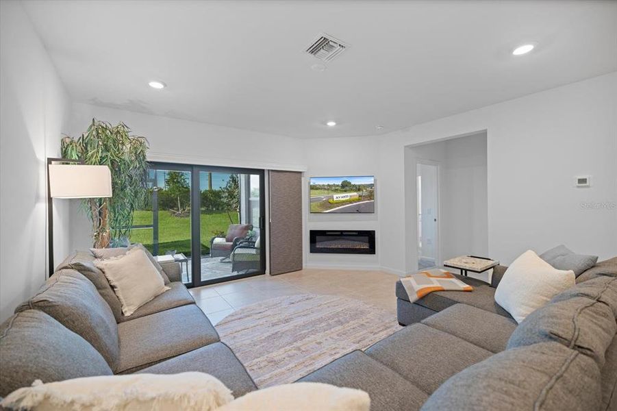 Furnished interior view inside a new home in , Sarasota (Image 17).