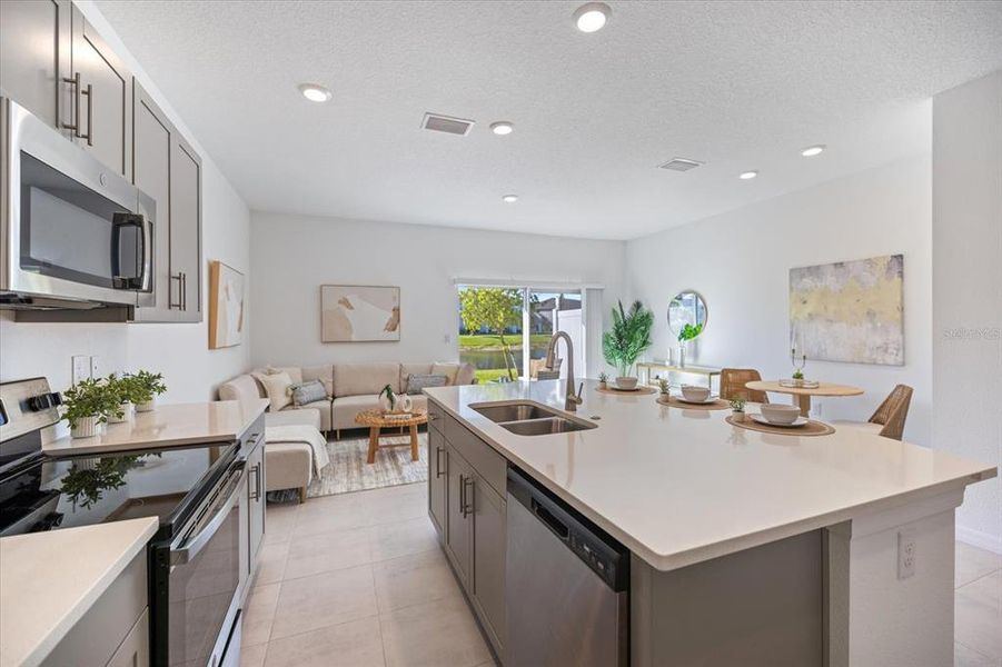 Furnished interior view inside a new home in Palmero, Nokomis (Image 18).