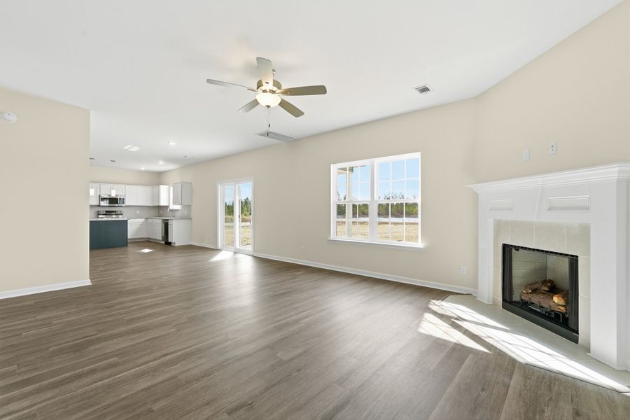 Representative unfurnished interior of a home built from the The Richland by RTS Homes in Grand Reserve, Hinesville (Image 20).