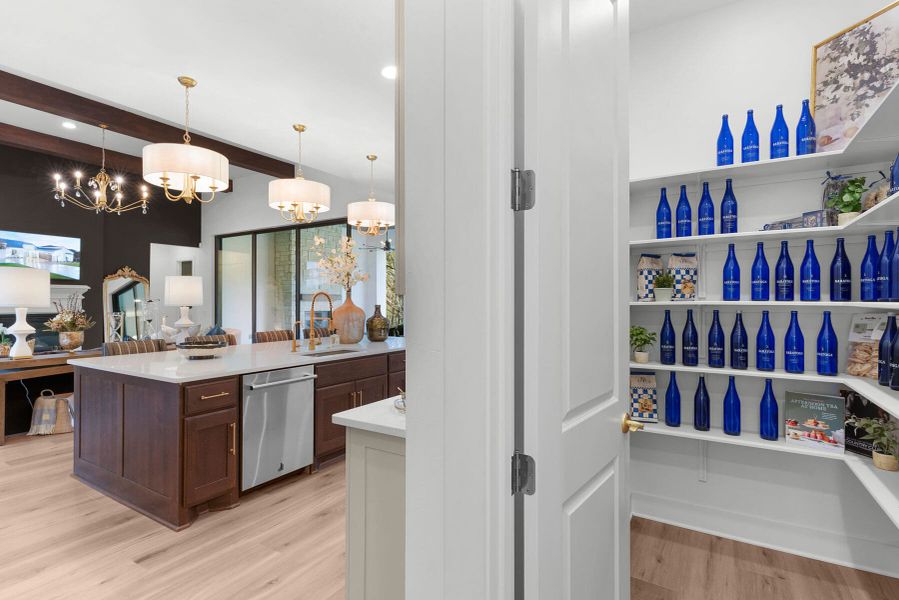 Furnished interior view inside a new home in Enchanted Bluff, Garden Ridge (Image 16).