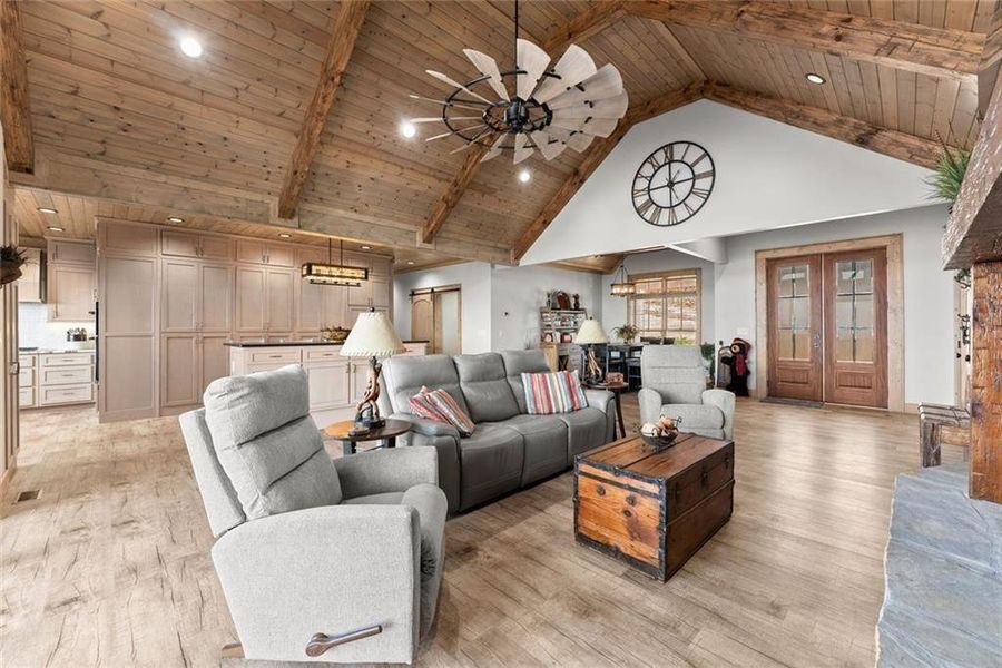 Furnished interior view inside a new home in , Cleveland (Image 10).