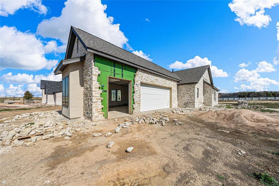 In-progress construction of a new home in , Woodway, TX (Image 21).