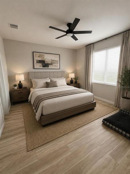 Furnished interior view inside a new home in Seasons at Big Sky, Kissimmee (Image 5).