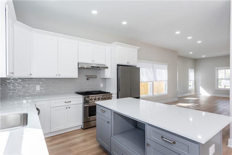 Furnished interior view inside a new home in , East Point (Image 6).