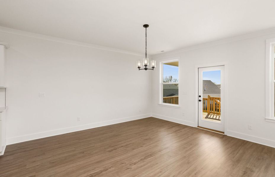 Spacious, unfurnished interior of a new home in Durham Farms, Hendersonville (Image 36).