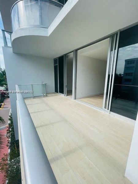 Exterior details and patio area of a home in , Miami Beach (Image 1). Exterior details and patio area of a home in , Miami Beach (Image 1).