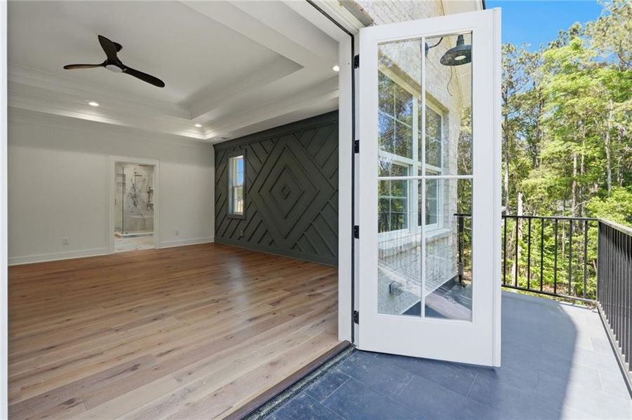 Exterior details and patio area of a home in , Bethlehem (Image 35).