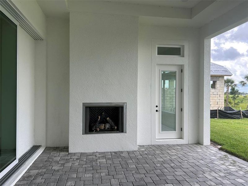 Exterior details and patio area of a home in , Venice (Image 12). Exterior details and patio area of a home in , Venice (Image 12).