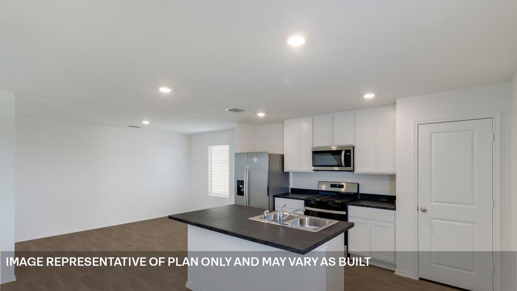 Furnished interior view inside a new home in Prairie Lakes, Buda (Image 5).