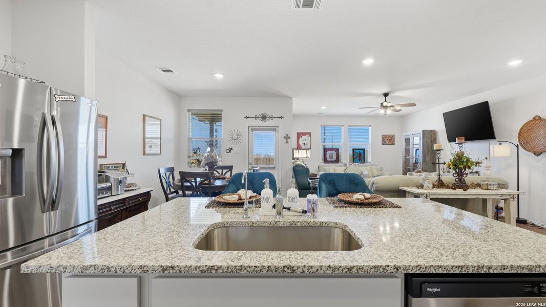 Furnished interior view inside a new home in Swenson Heights, Seguin (Image 6).