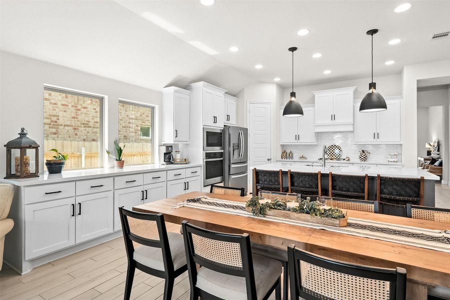 Furnished interior view inside a new home in Santa Rita Ranch 50', Liberty Hill (Image 28). Furnished interior view inside a new home in Santa Rita Ranch 50', Liberty Hill (Image 28).