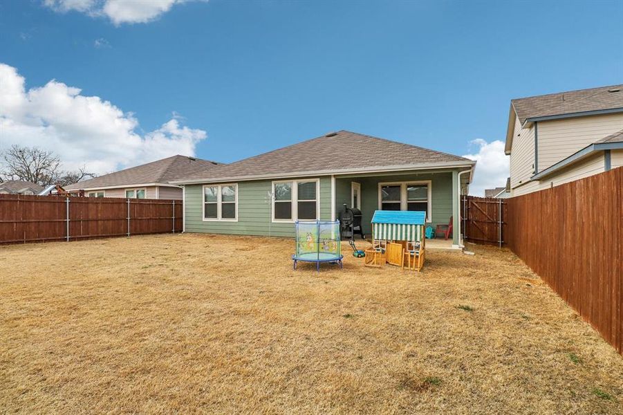 Exterior details and patio area of a home in Creeks at Burnett Trail, Canton (Image 22). Exterior details and patio area of a home in Creeks at Burnett Trail, Canton (Image 22).
