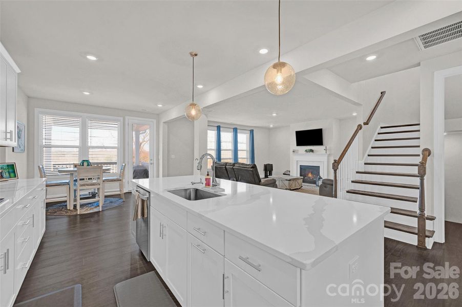 Furnished interior view inside a new home in Legacy at Reid's Cove, Mooresville (Image 29).