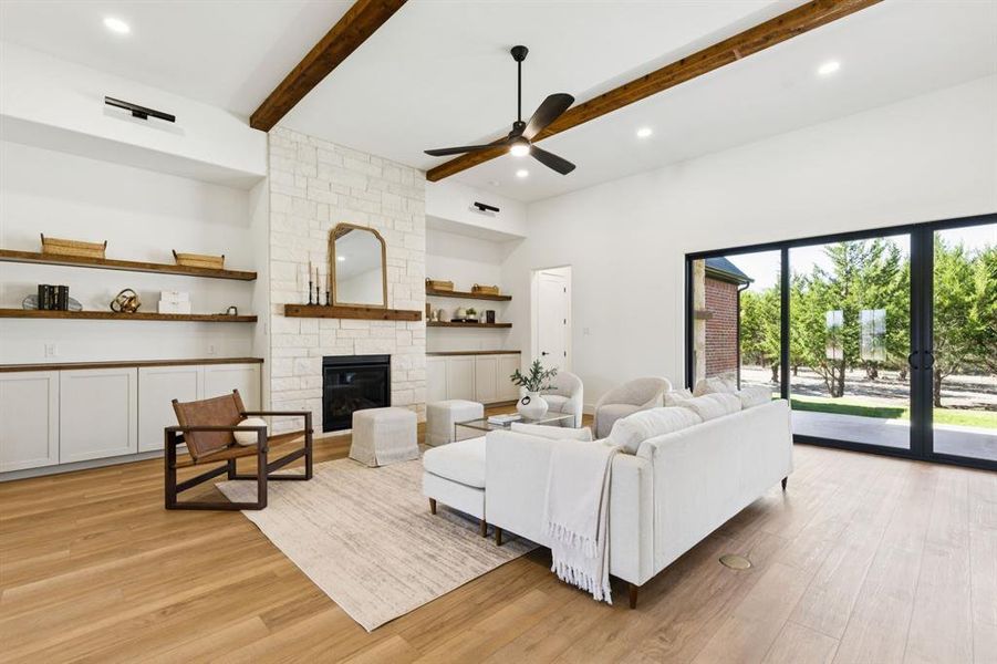 Furnished interior view inside a new home in , Waxahachie (Image 17). Furnished interior view inside a new home in , Waxahachie (Image 17).