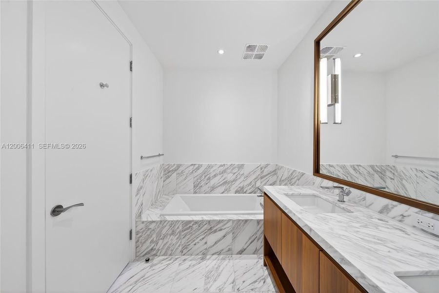 Furnished interior view inside a new home in , Miami (Image 13).