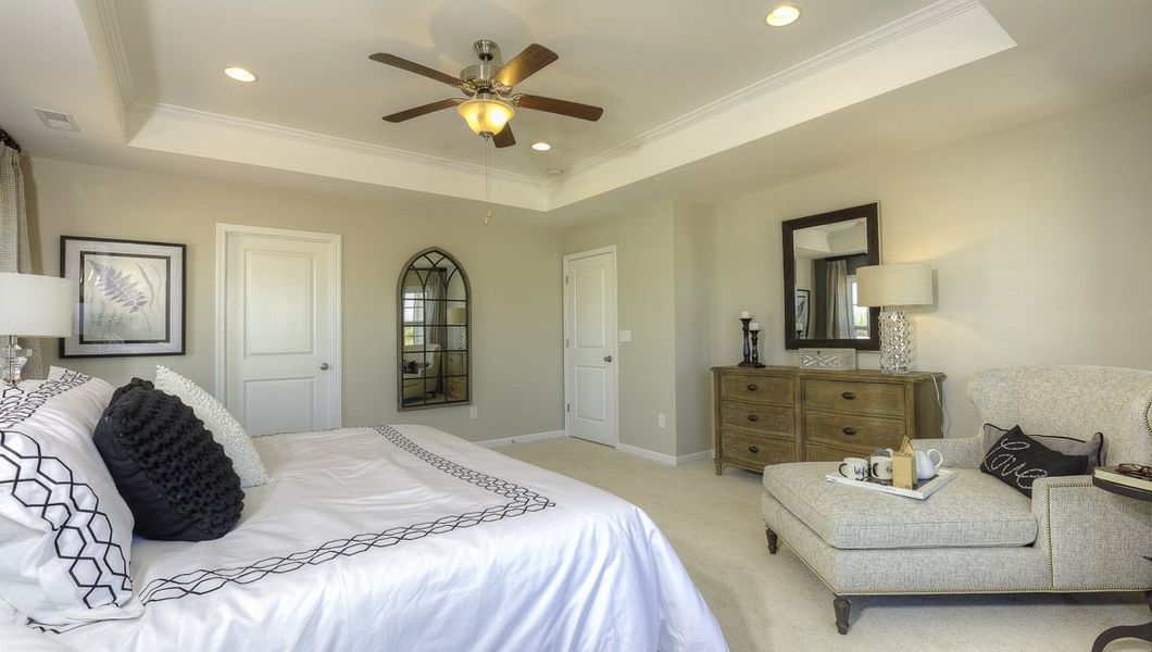 Representative furnished interior of a home built from the Verwood by D.R. Horton in Chumley Estates, Reidville (Image 32).