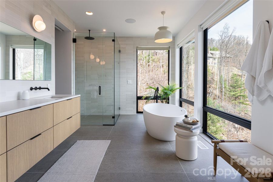 Furnished interior view inside a new home in , Asheville (Image 12).
