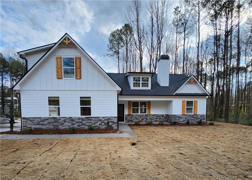 Front exterior of a new home in , Carrollton, GA, highlighting curb appeal (Image 1). Front exterior of a new home in , Carrollton, GA, highlighting curb appeal (Image 1).