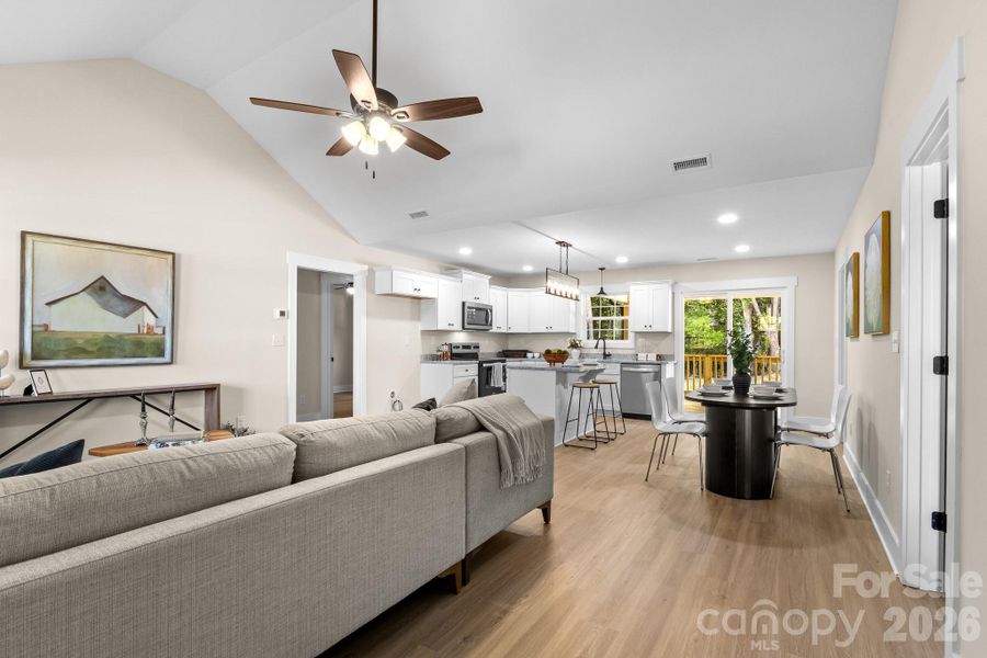 Furnished interior view inside a new home in , York (Image 9). Furnished interior view inside a new home in , York (Image 9).
