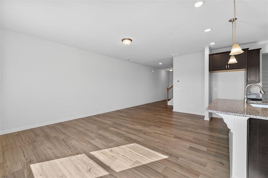 Spacious, unfurnished interior of a new home in Townes At The Stiles, Cartersville (Image 17).