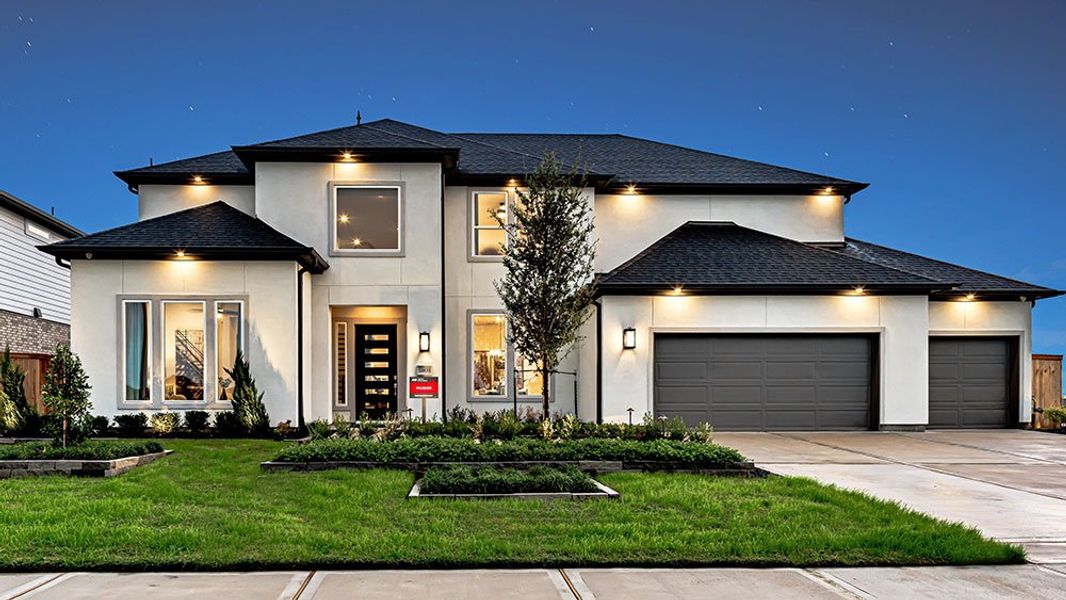 Representative exterior photo of a completed home built from the Palisade by Taylor Morrison in Avalon at Friendswood, Friendswood, TX (Image 22).