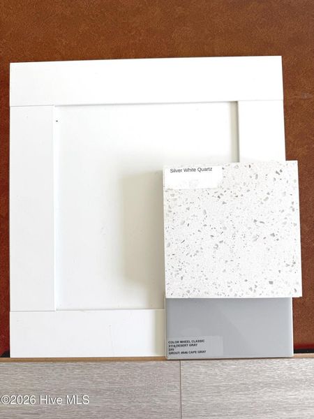 Sample of building materials used in homes in Wood Creek Landing, Leland (Image 5).