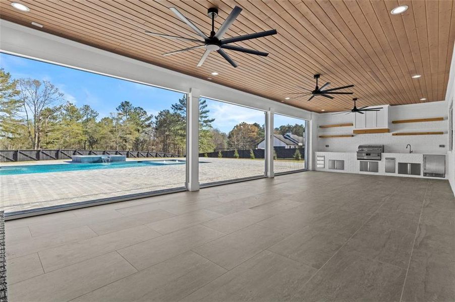 Exterior details and patio area of a home in , Dacula (Image 39).