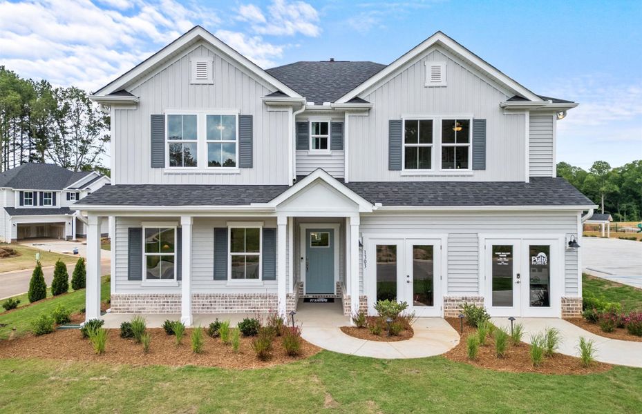 Representative exterior photo of a completed home built from the Mitchell by Pulte Homes in Briarwood Reserve, Spartanburg, SC (Image 25).