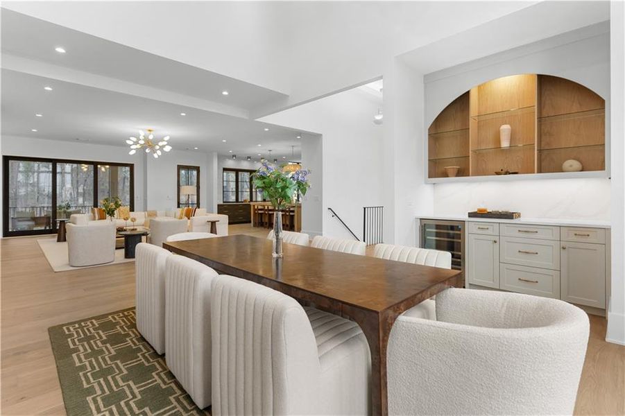 Furnished interior view inside a new home in , Greensboro (Image 38). Furnished interior view inside a new home in , Greensboro (Image 38).