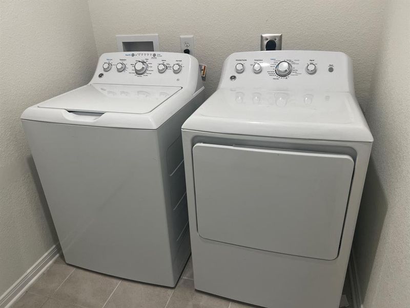 Brand new washer and dryer.