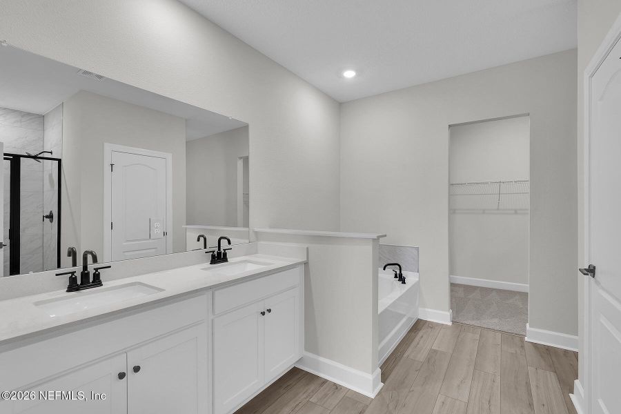 Furnished interior view inside a new home in , Jacksonville (Image 8).