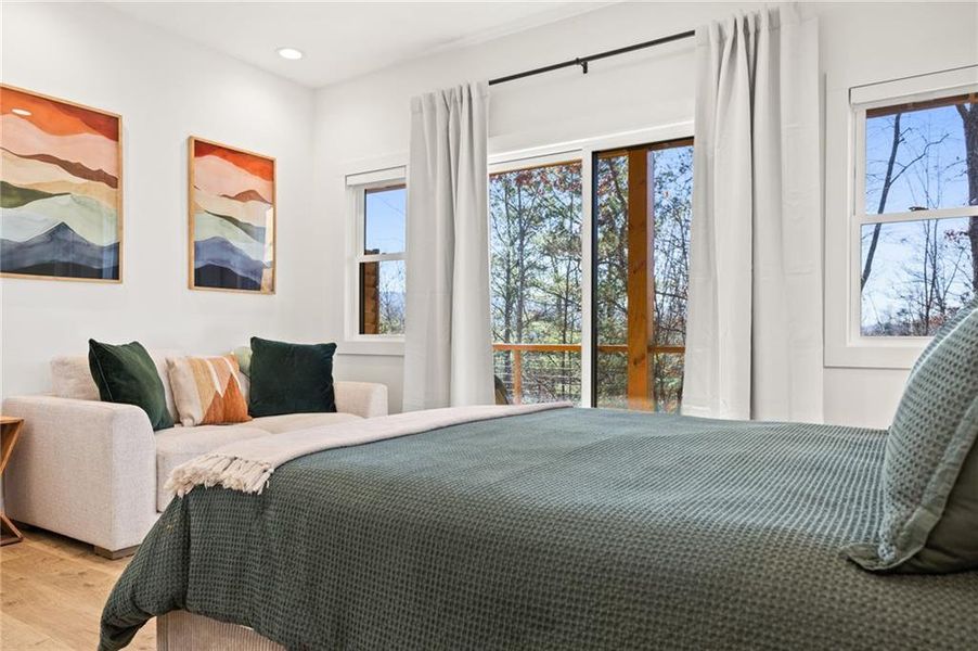 Furnished interior view inside a new home in , Blue Ridge (Image 17).