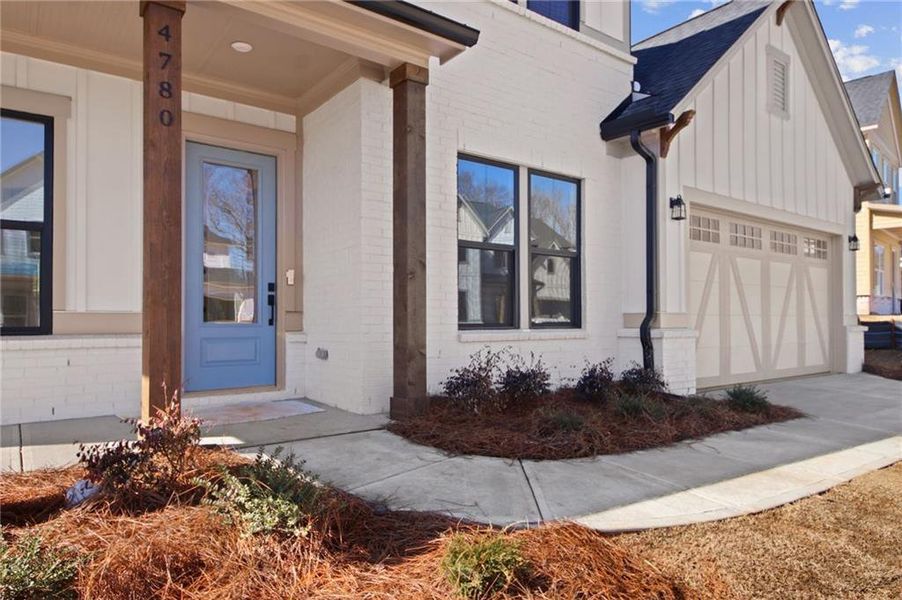 Exterior details and patio area of a home in , Cumming (Image 4). Exterior details and patio area of a home in , Cumming (Image 4).