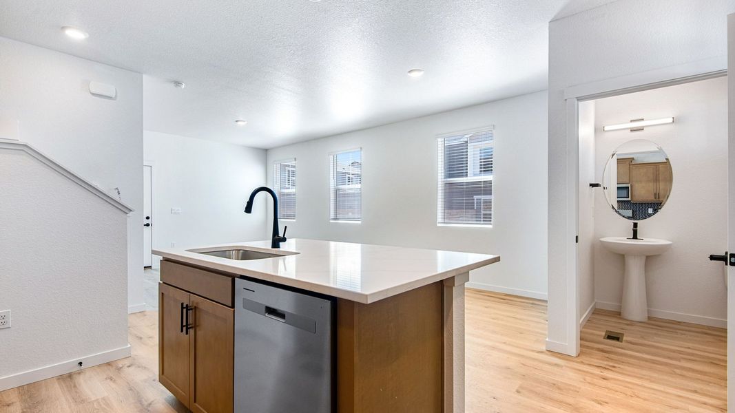 Furnished interior view inside a new home in Horizon Uptown, Aurora (Image 10).