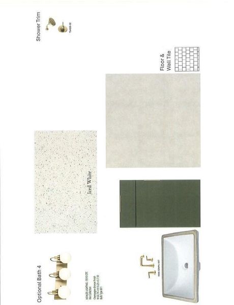 Sample of building materials used in homes in Harvest Green - Final Opportunities, Missouri City (Image 7).