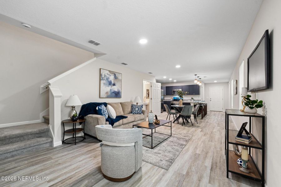 Furnished interior view inside a new home in , Jacksonville (Image 15).