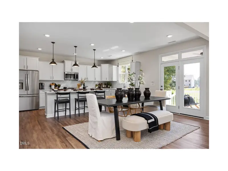 Furnished interior view inside a new home in Woodland Crossing, Zebulon (Image 2).