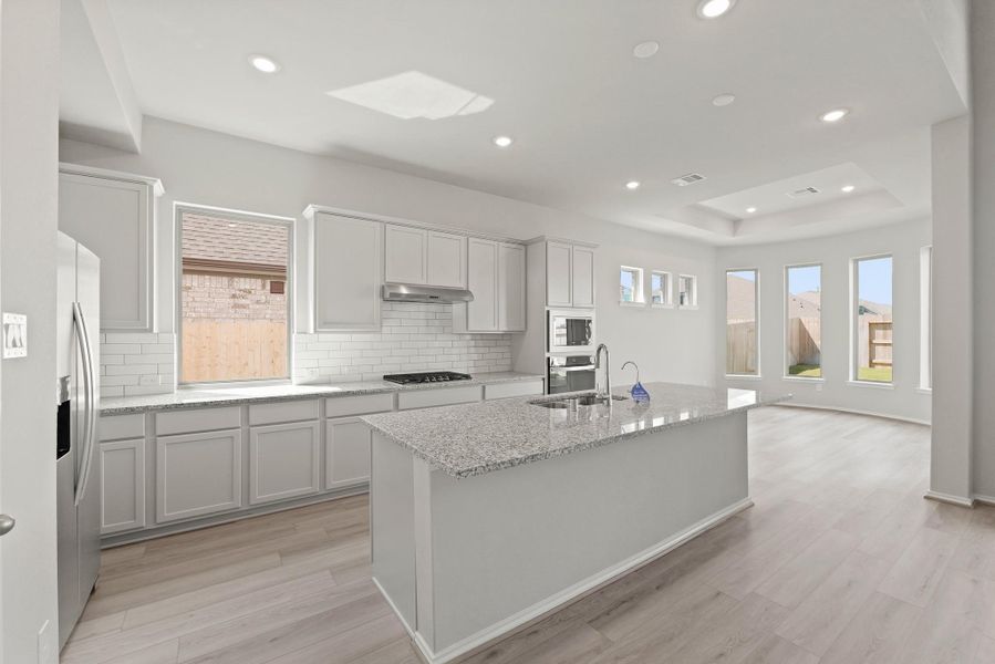 Furnished interior view inside a new home in The Trails, New Caney (Image 17). Furnished interior view inside a new home in The Trails, New Caney (Image 17).