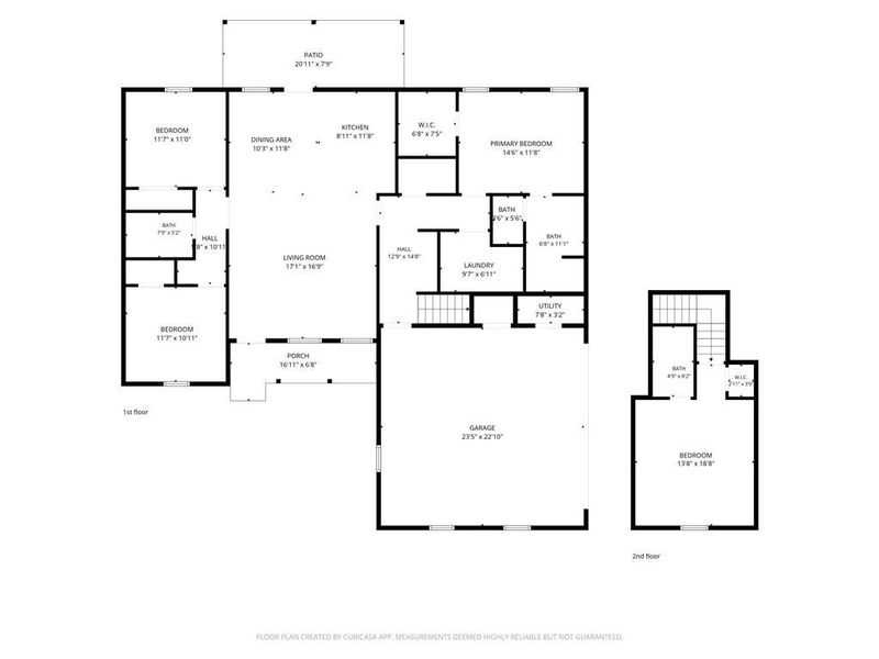 2D floor plan layout of this home in , Clarkesville, GA (Image 7).