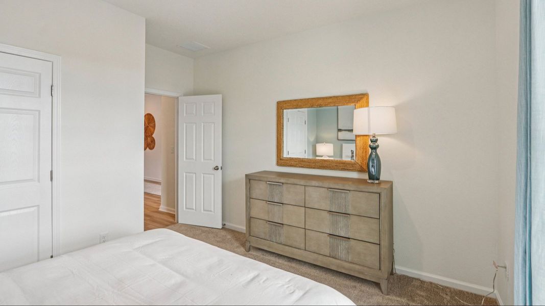 Merritt Floorplan Bedroom by DRB Homes in the Panther Creek Community, Jacksonville, FL